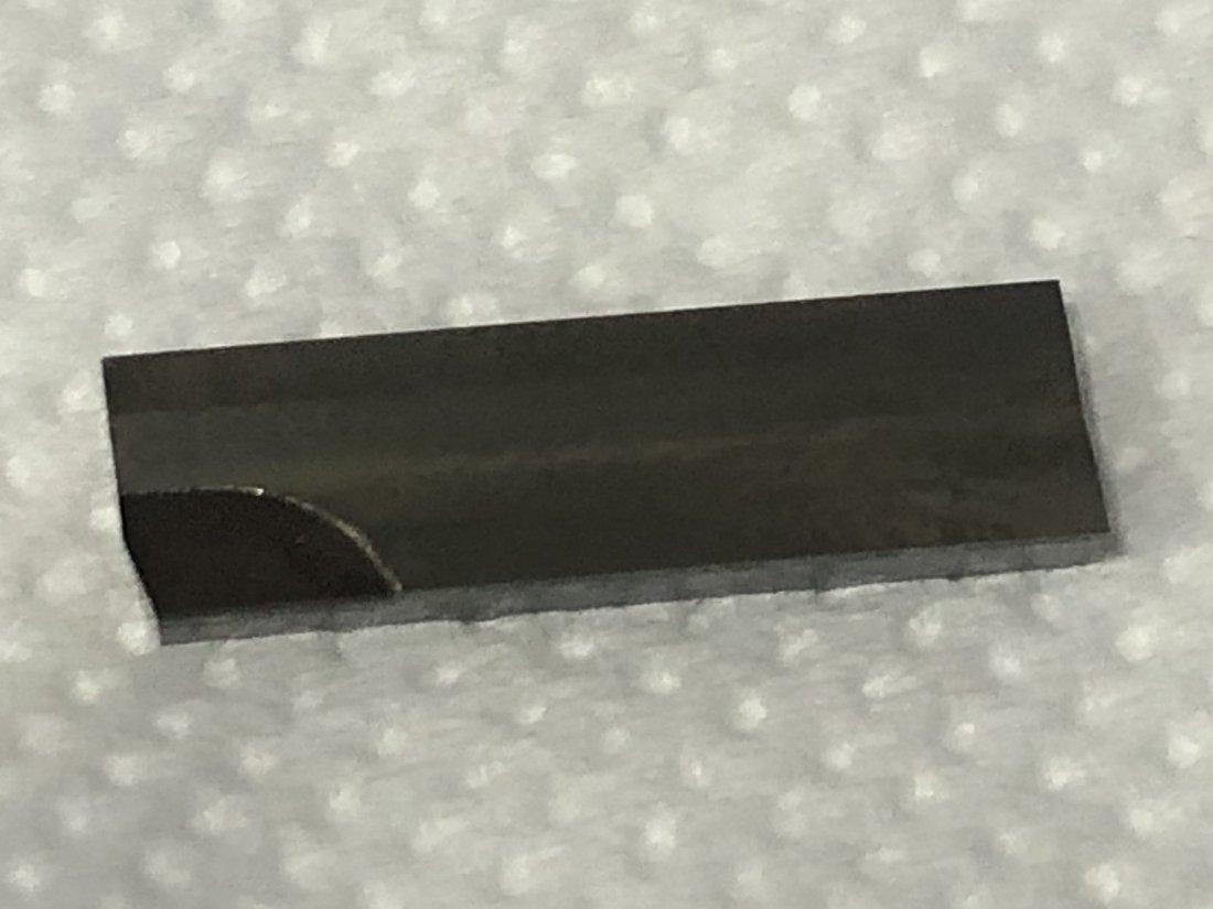 Rectangular carbide blade insert, alternate angle