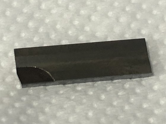 Rectangular carbide blade insert, alternate angle