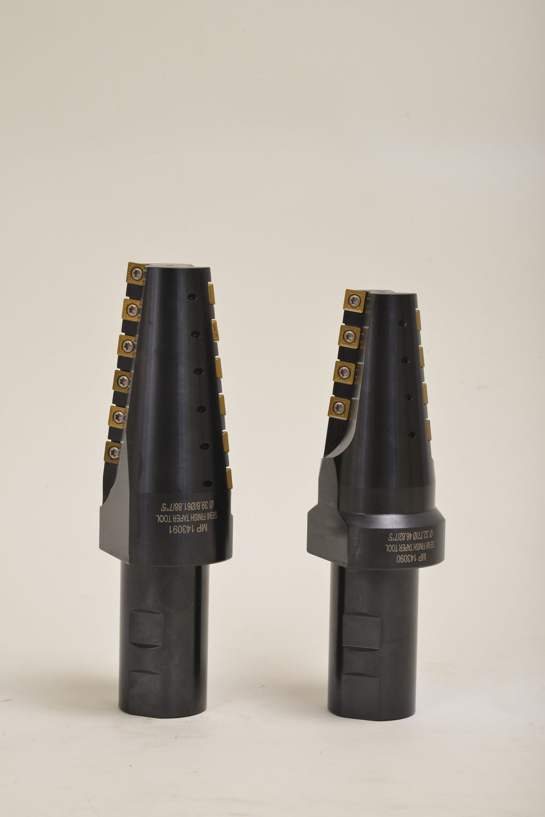 Two shoulder end mills, compared