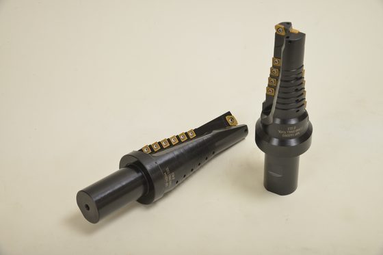 A boring bar and a stepped cutter, side by side