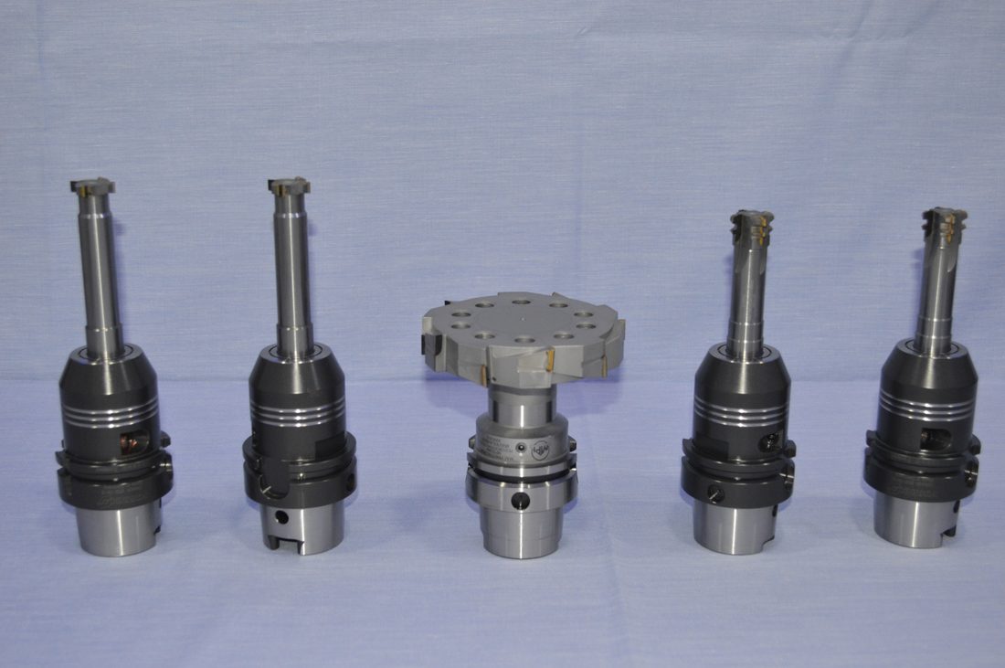 Assorted drills and a facing head