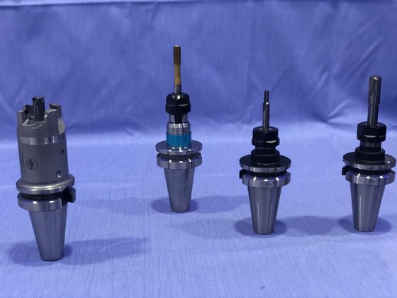 Assorted tool holders and drills