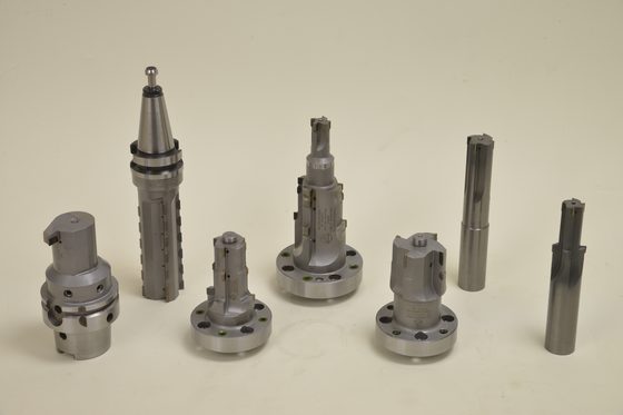 Assorted facing heads and boring tools