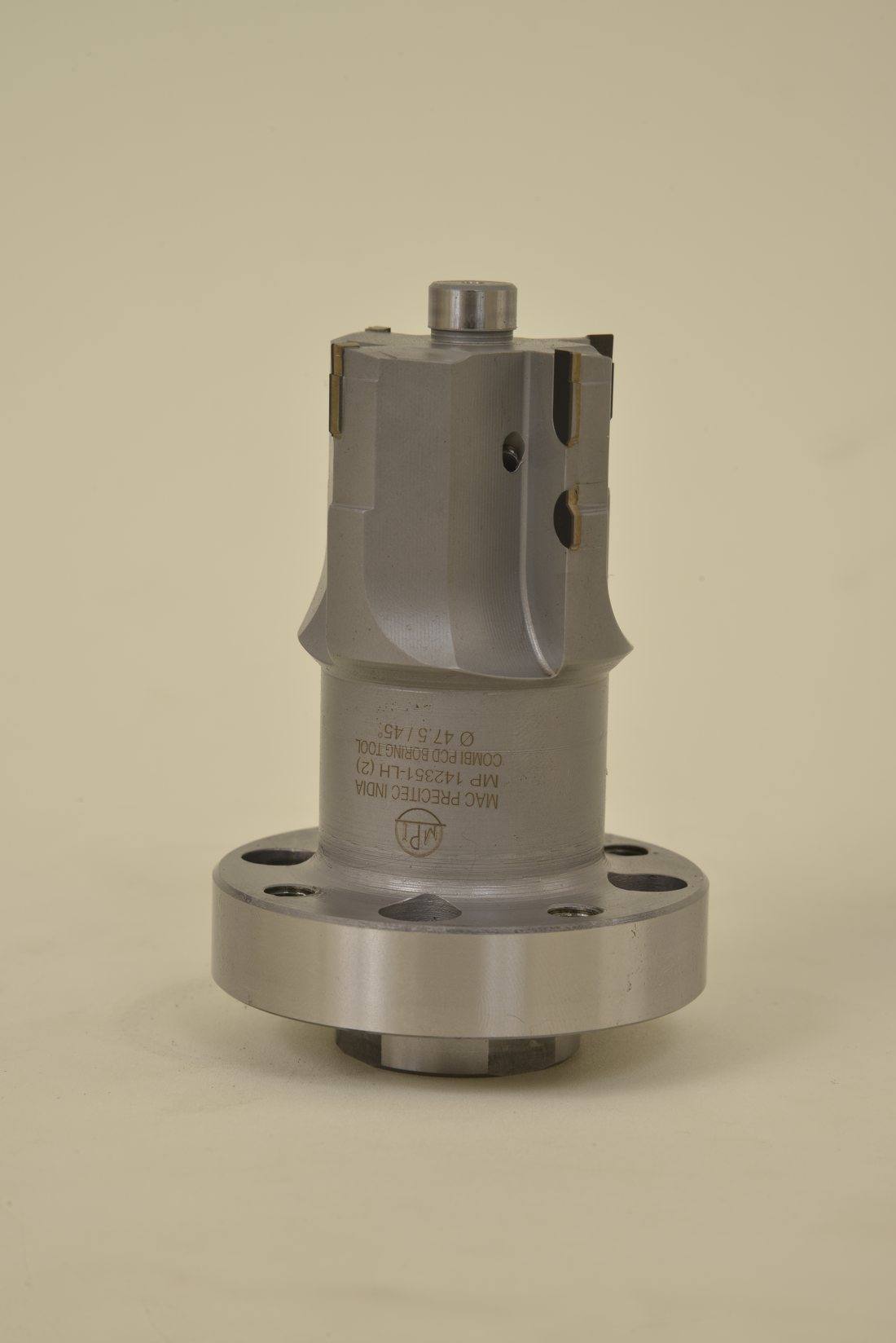 Mac Precitec India Combi PCD boring tool MP142351-LH(2), front view