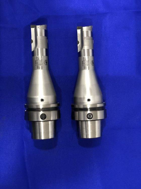 A pair of Mac Precitec India Combi PCD reamers for aerospace components